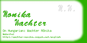 monika wachter business card
