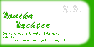 monika wachter business card